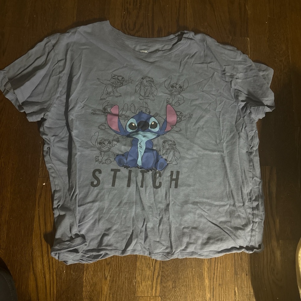 Target Kids Stitch T-Shirt - Soft Blue